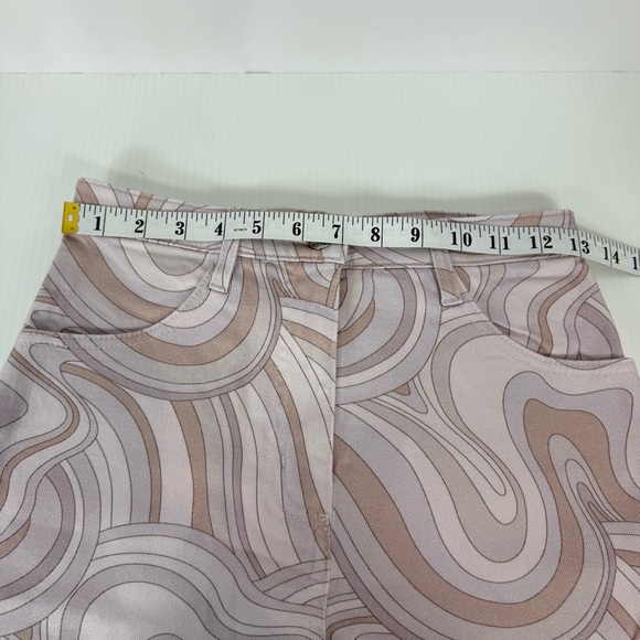 Aritzia Wilfred Free Vera Pant Soft Swirls Neutral Print Wide Leg Women's Size 2 - Picture 9 of 16